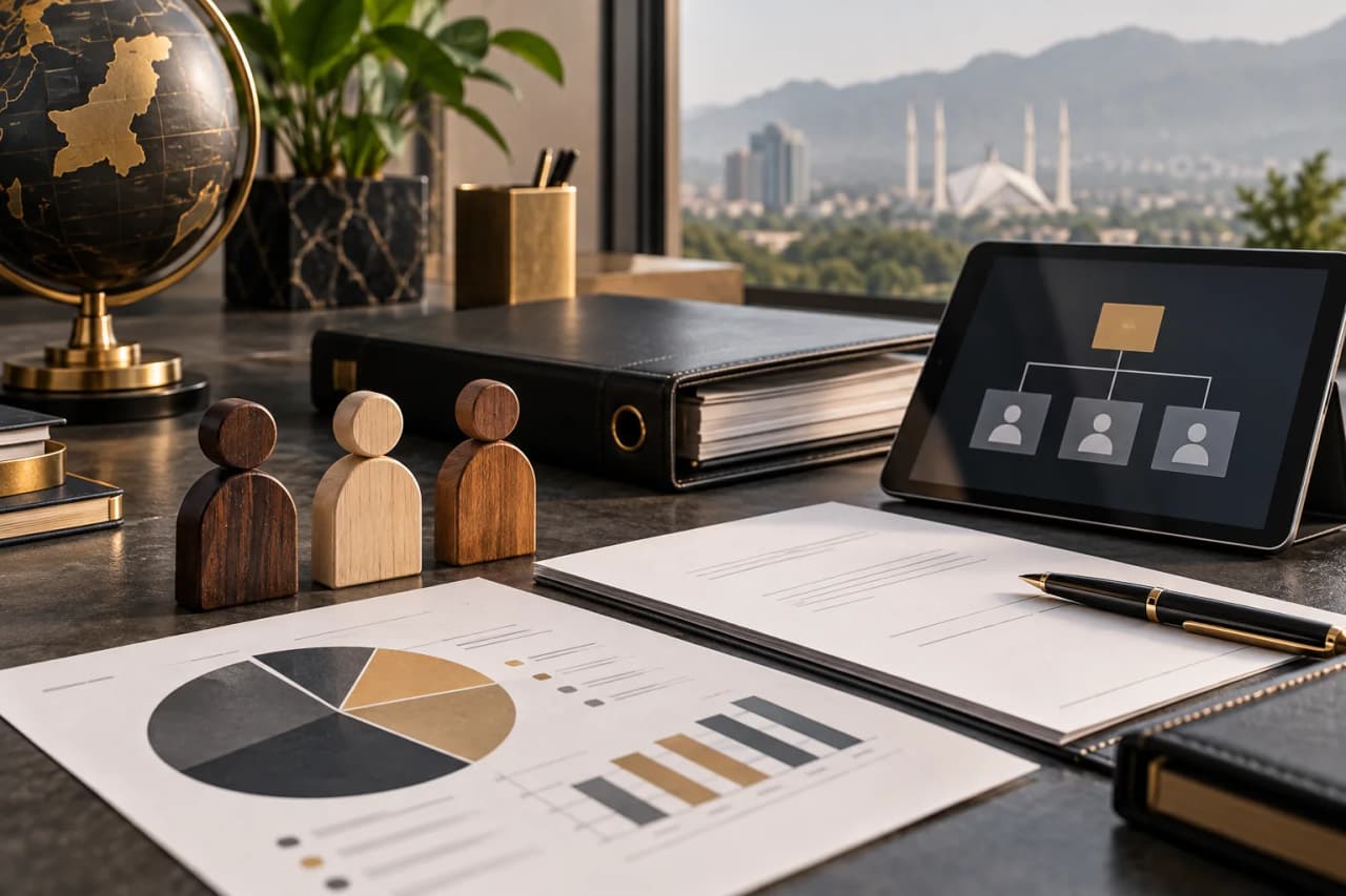 Private Company Founder and Ownership Planning Private company founder-planning illustration with abstract owner tokens, ownership charts and corporate records