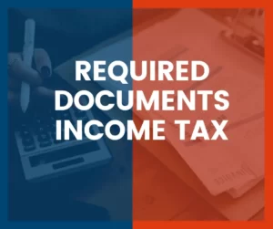 Required Documents for Income Tax return