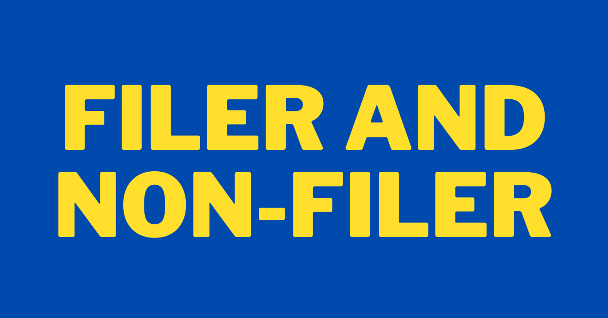 Filer And Non Filer ATL Status Filing FBR Income Tax Return Filer And Non Filer ATL Status Filing FBR Income Tax Return