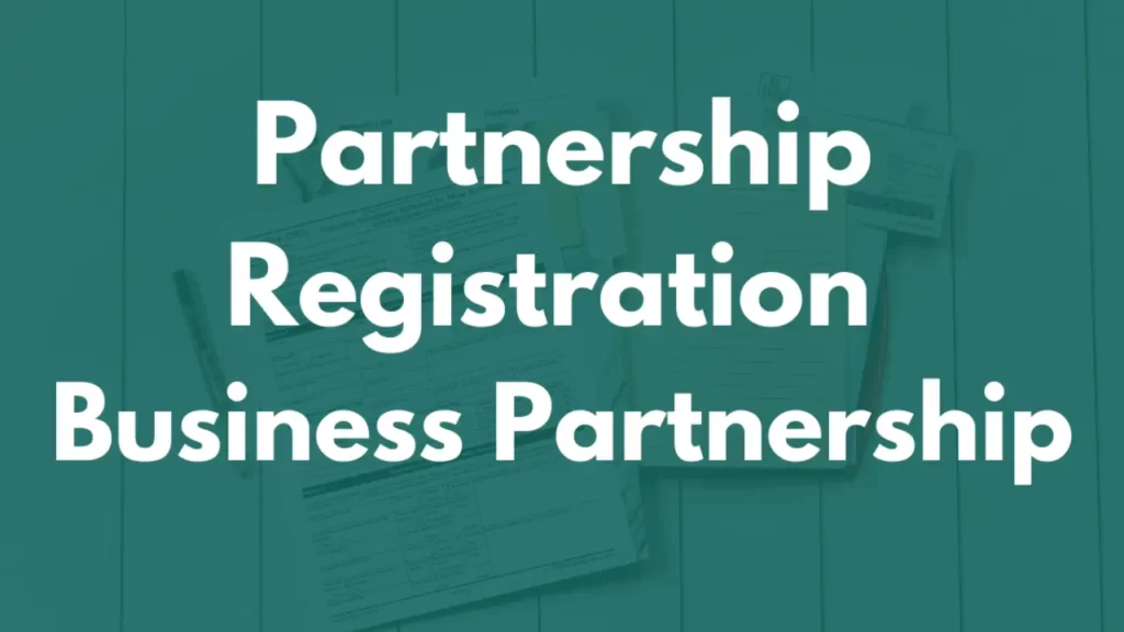 Partnership Registration Business Partnership