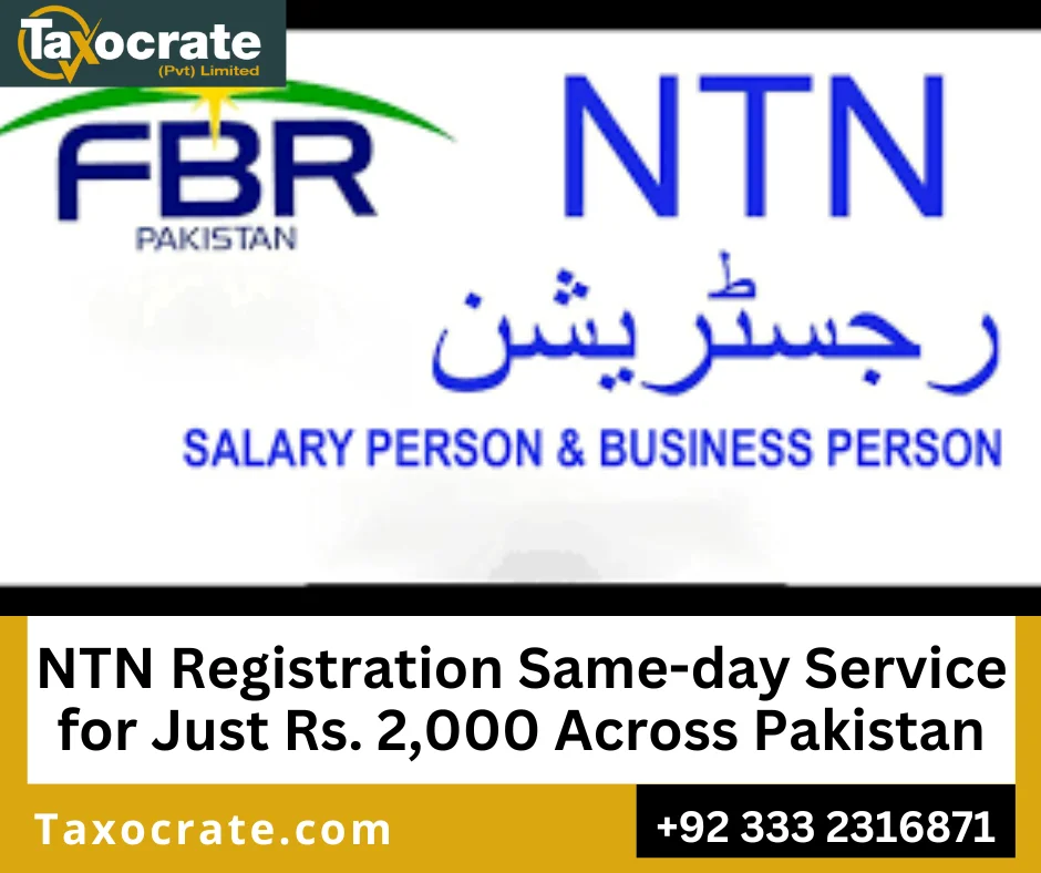 Taxocrate NTN registration