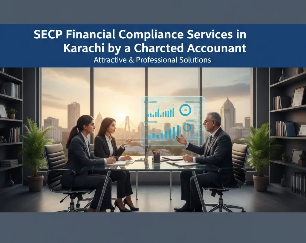 SECP financial compliance services in Karachi supervised by Chartered Accountant