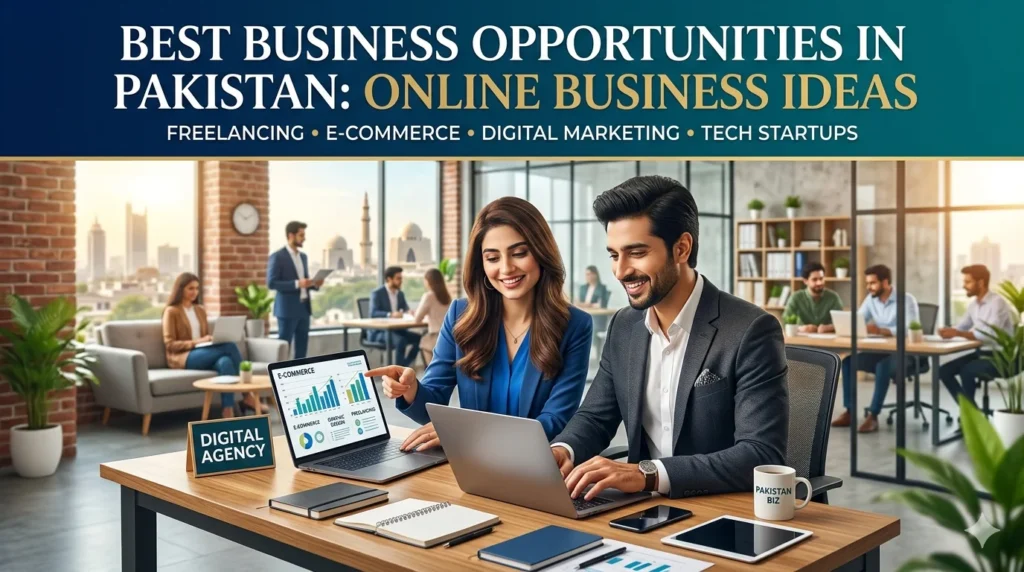 best business opportunities in pakistan online business ideas startup office entrepreneurs