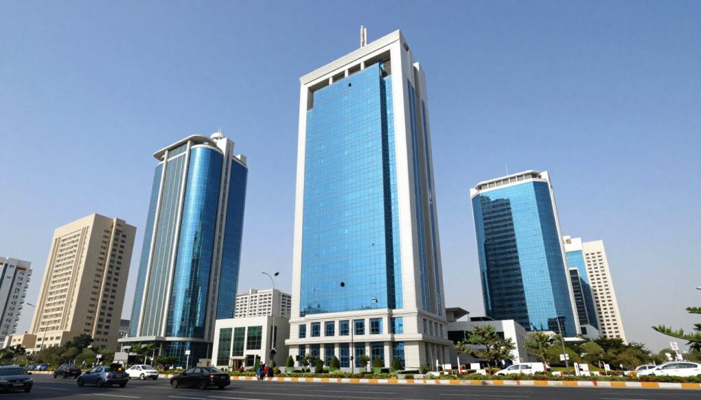 Islamabad modern business center and federal capital