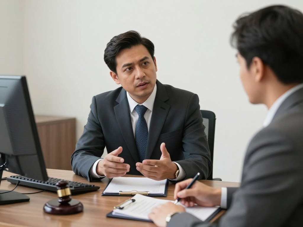 Legal consultation providing answers to client questions