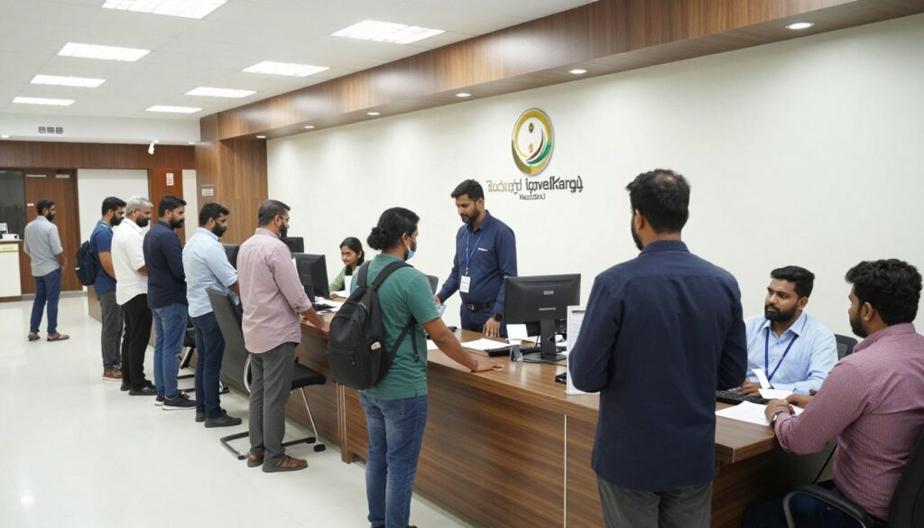 PSEB facilitation center in Karachi with staff assisting IT companies with registration