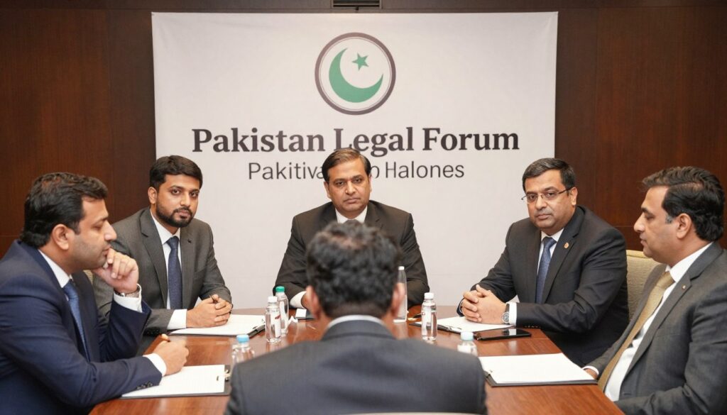 Pakistan Legal Forum meeting with legal professionals