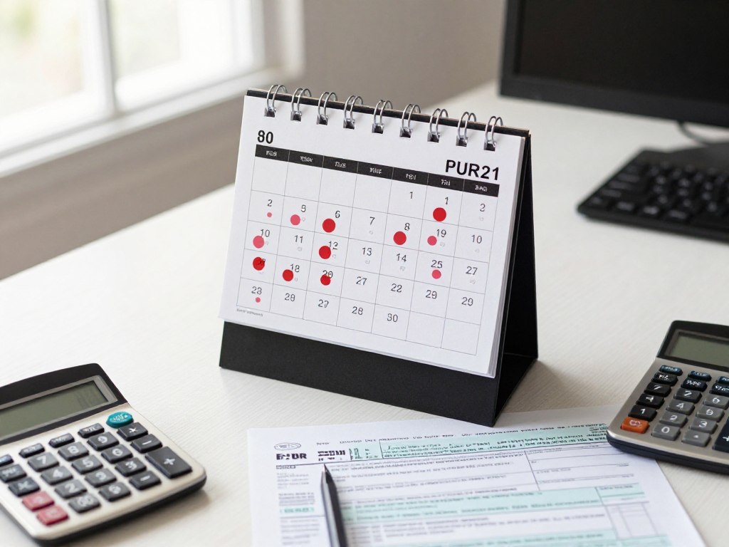 Tax compliance calendar showing Federal Board Revenue filing deadlines for income tax