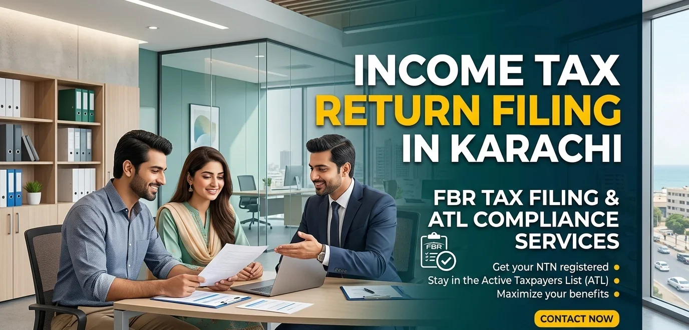 Income tax return filing services in Karachi Pakistan